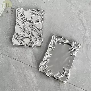 [H&S] Oril Design Electroplate Plasitic Frame Kpop Idol Photocard Holder Creative 3 นิ้วผู้ถือการ์ดภาพแขน {th}