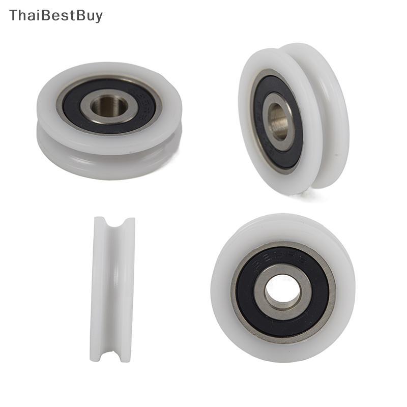 Thaibestbuy ลูกรอกลูกรอกสายร่องตัวยู5*21*6มม. ลูกรอกสำหรับล้อห้องน้ำใหม่