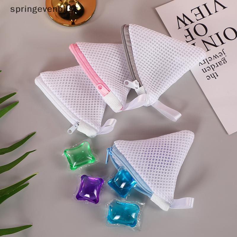 Springevenbliss 1 ชิ้น 10x10 ซม. ซักรีด So & Small Item กระเป๋าเก็บซิปปิด - Heavy-Duty ตาข่ายซักรีดก