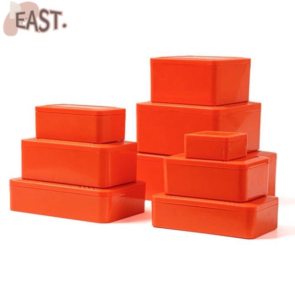 EASTS โครงการอิเล็กทรอนิกส์ , IP67 กันน้ํา ABS ตู้พลาสติก Junction Housing กล่อง, การออกแบบสีส้มกล่องโครงการไฟฟ้ากลางแจ้งในร่ม – โปรปัง
