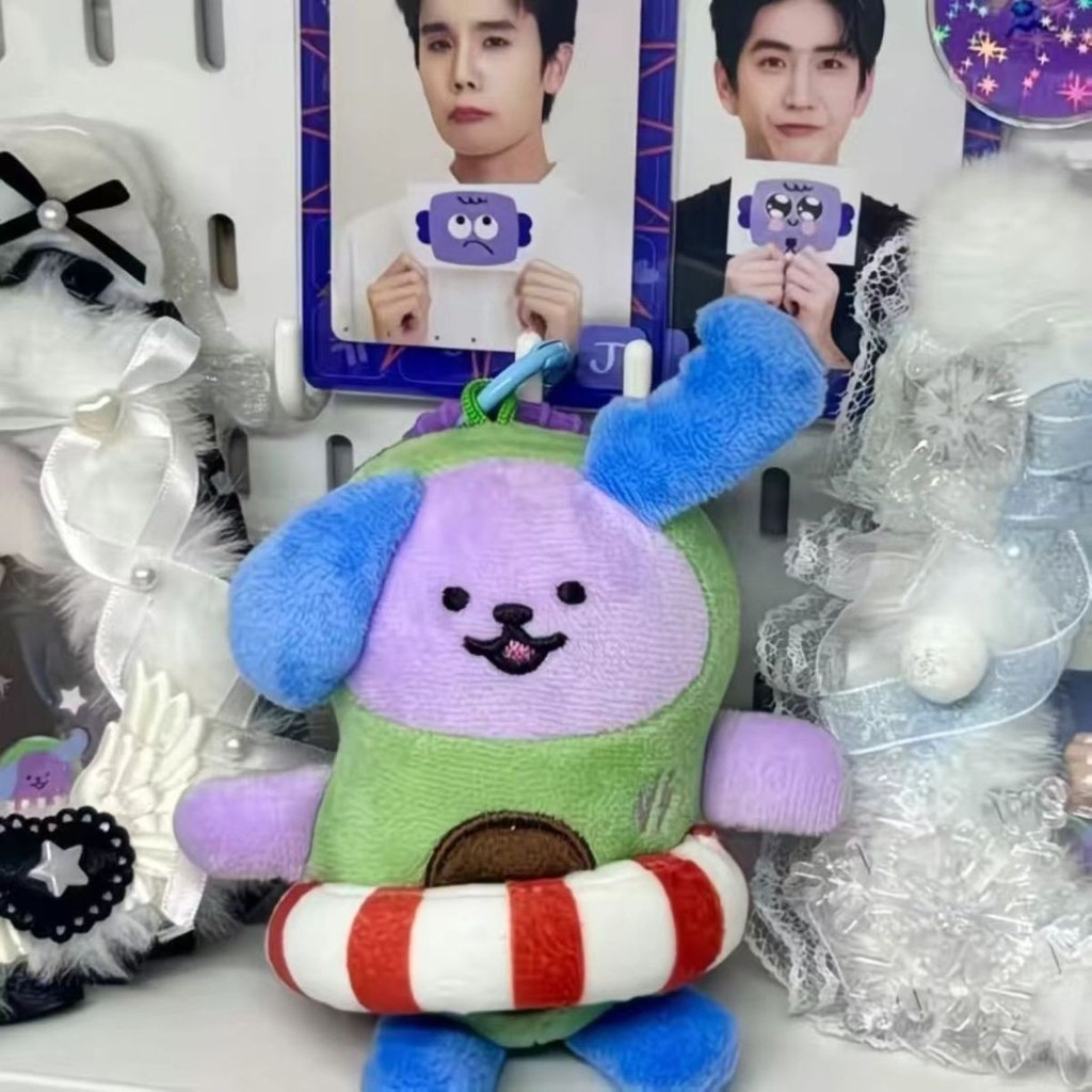 Jimmysea Awo ตุ๊กตาผ้ากํามะหยี่รุ่นแอตทริบิวต์ลึกขนาด 13 ซม.ตุ๊กตาผ้าฝ้ายประณีตตุ๊กตาจี้ของขวัญ