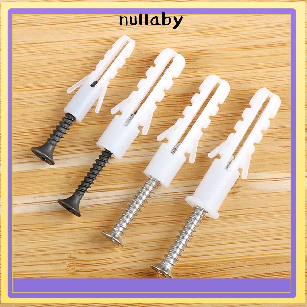 NULLABY 10 ชุด/แพ็คขยายชุดสลักเกลียวเล็บสําหรับไนลอนพลาสติกยิปซั่มบอร์ดเจาะตัวเองทนทานแขน Drywall An