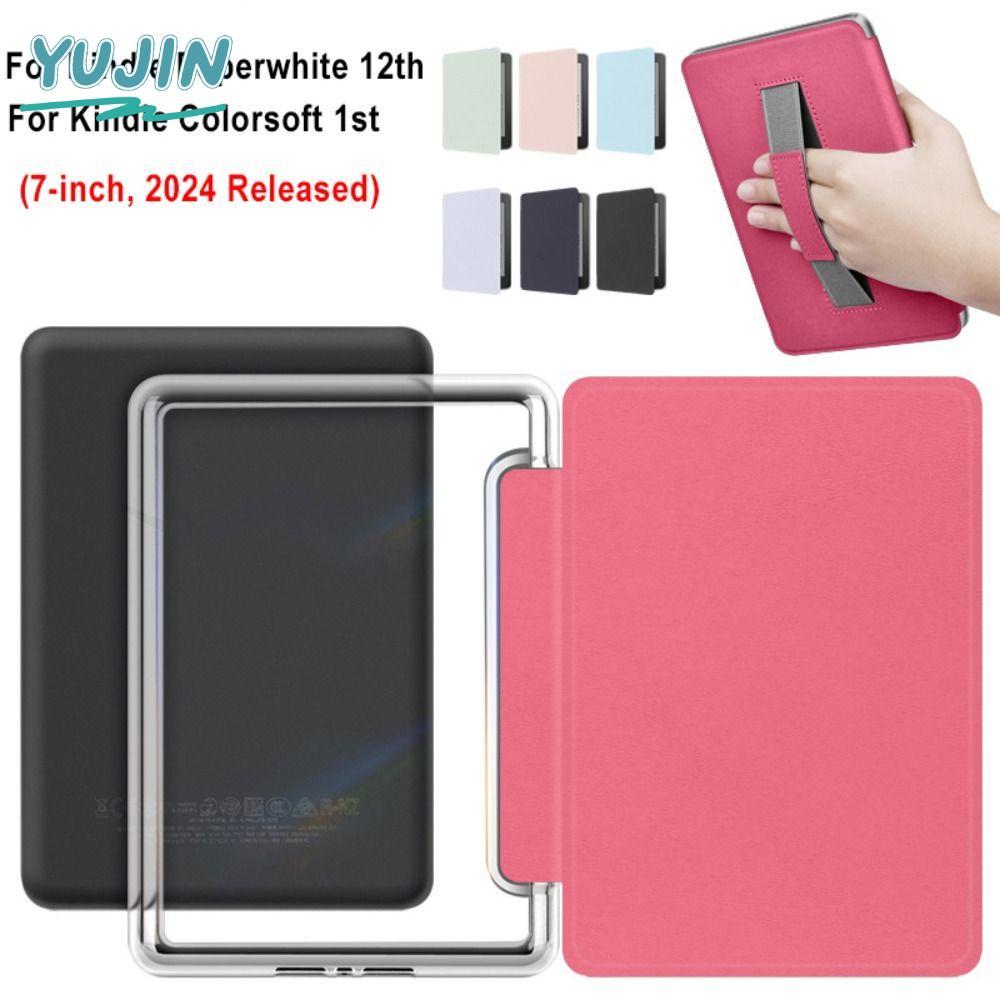 YUJIN e-Reader Cover, Hand Support Auto Wake/Sleep ,สมาร์ทสวมใส่หนังเกราะป้องกันสําหรับ Kindle Paper