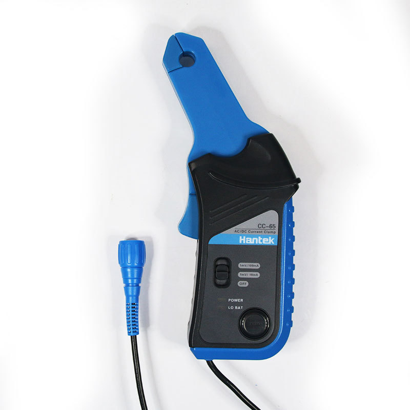 ชุดร้อน Hantek Oscilloscope AC/DC Current Clamp Probe CC-65 CC-650 20KHz/400Hz แบนด์วิดท์ 1mV/10mA 6