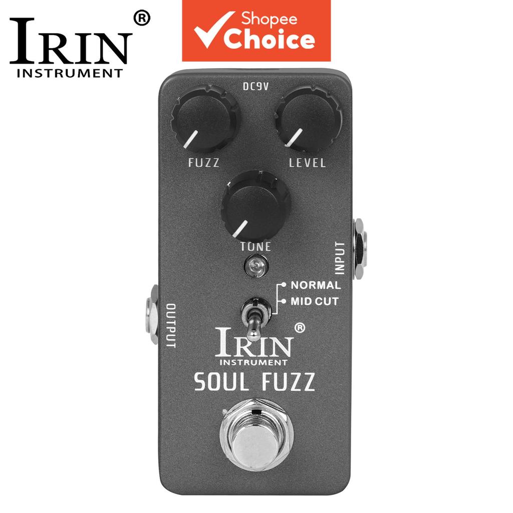 IRIN RS-11 Soul Fuzz Guitar Effect Pedal True Bypass Mini Single Pedal Guitar Accessories