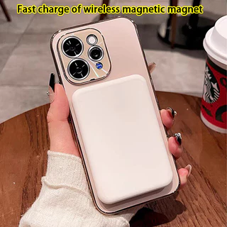 เคส Vivo V70 Case เคสแบบแม่เหล็กกันกระแทกพร้อมฟิล์มป้องกันเลนส์กล้อง เคสโทรศัพท์หรูแบบด้านแข็งพร้อมสัมผัสฝ้า ป้องกันรอยนิ้วมือ