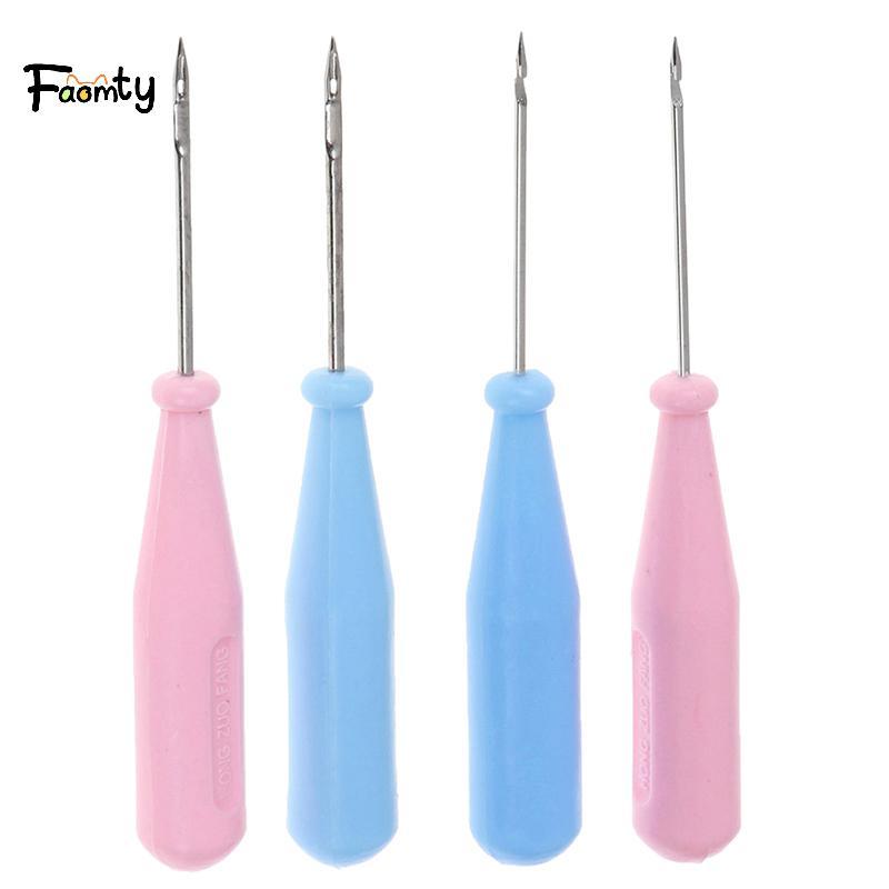 [Famty] Steel Stitcher เย็บ Awl รองเท้าตะขอ DIY เครื่องมือหนัง เข็มซ่อมรองเท้า TH