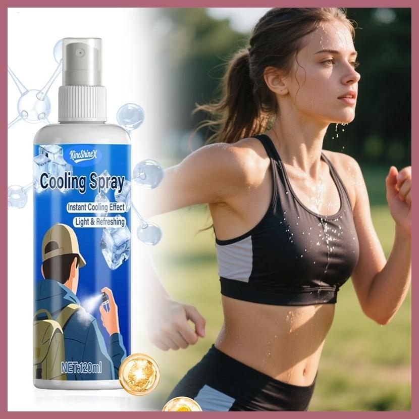 สเปรย์ทําความเย็นกีฬา 120ml Freeze Mist สเปรย์เย็นทันทีสําหรับกีฬาการบาดเจ็บสําหรับแพลง Bruises Gym 