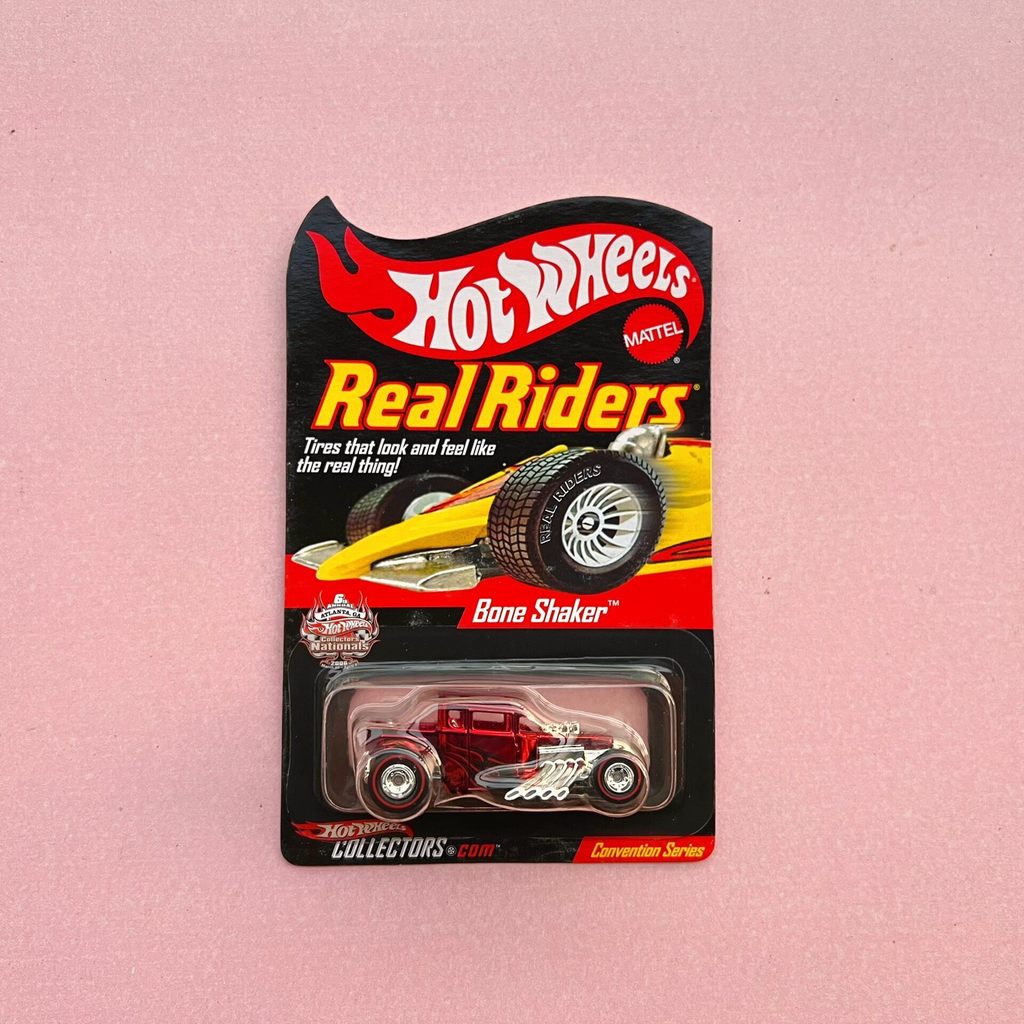 Hot Wheels rlc 1/64 2006 Boneshaker Boneshaker Electroplating Red Red Wire Wheel คือ Way, 2006 ผลิต,