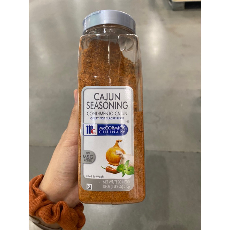 Cajun Seasonning ( McCormick Brand ) 510 G. เครื่องปรุงรสสูตรเผ็ด ชนิดผง ( แม็คคอร์มิค คาจัน ซีซันนิ