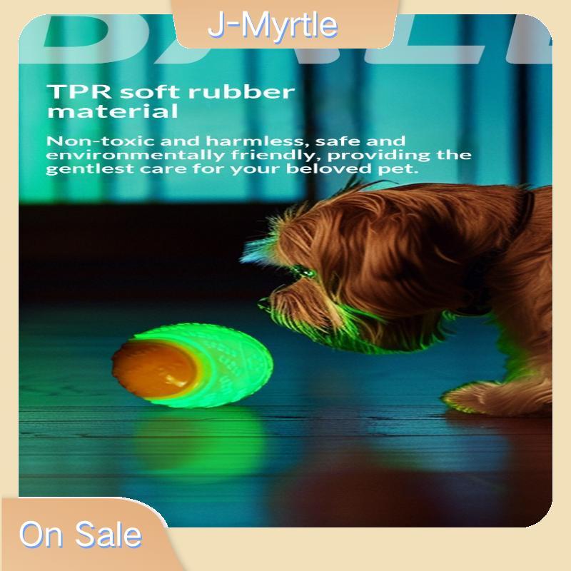 J-Myrtle 2PCS ของเล่นสุนัขทนทานลูกเรือ Ball สัตว์เลี้ยงบดฟันของเล่นยางเสียงสําหรับสุนัข Interactive 