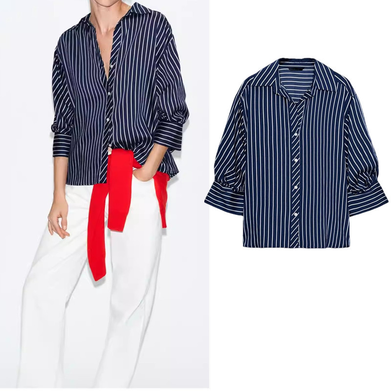 ZA Single-Breasted Multi-Button Lapel Puff แขนยาว S 5029071