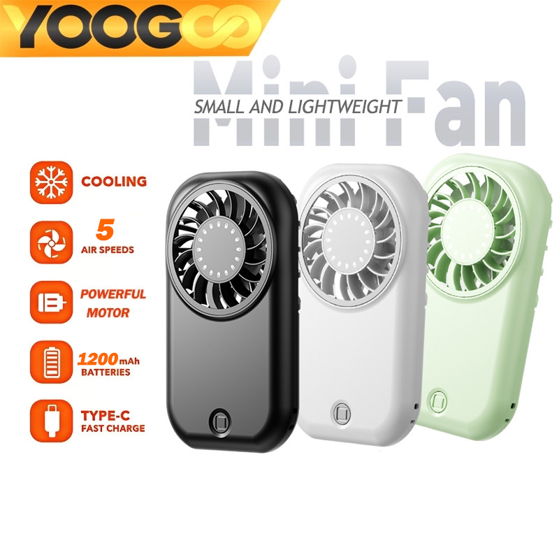 พัดลมมือถือ Mini USB Fan พัดลมพกพา ที่ชาร์จ USB รุ่นใหม่สีสันสดใส