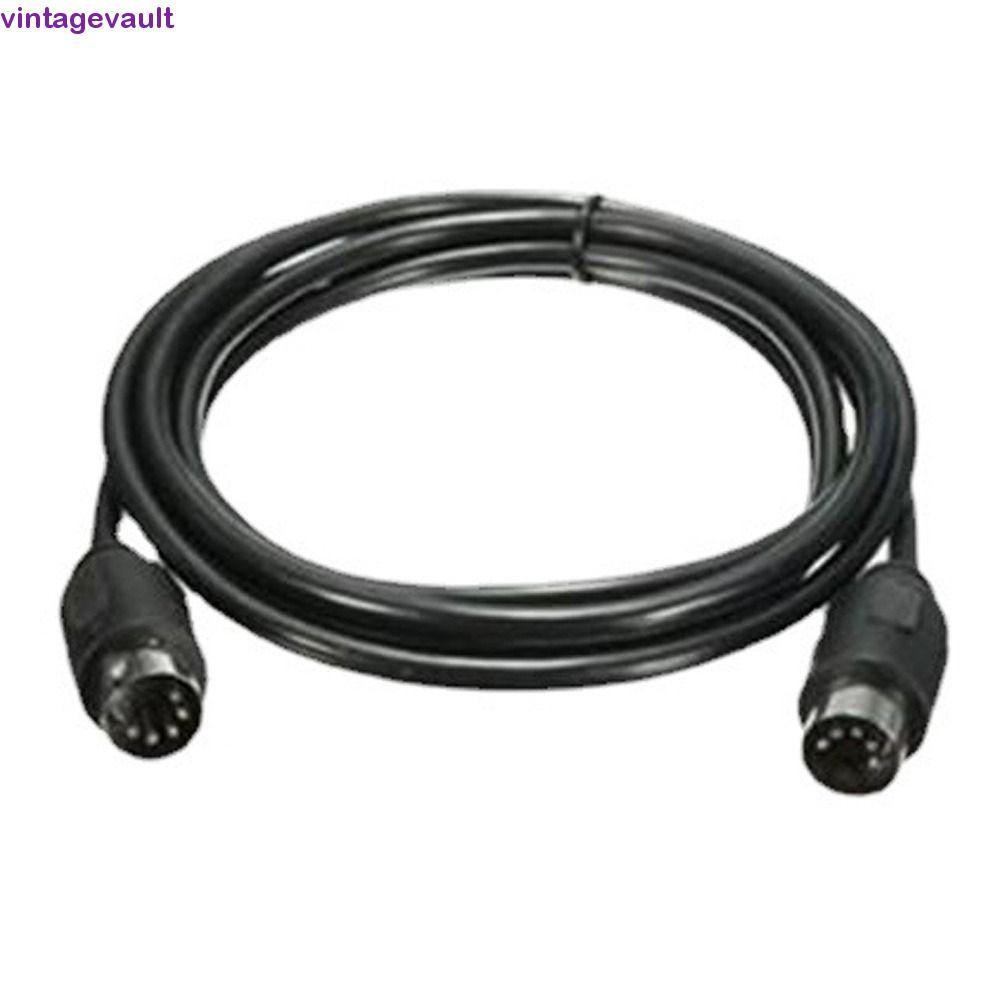 VINTAGEVAULT MIDI DIN สายไฟ Double Headed DIN ปลั๊ก 5 Pin 5PIN ชายชายชายสาย MIDI DIN 5PIN สายเชื่อมต