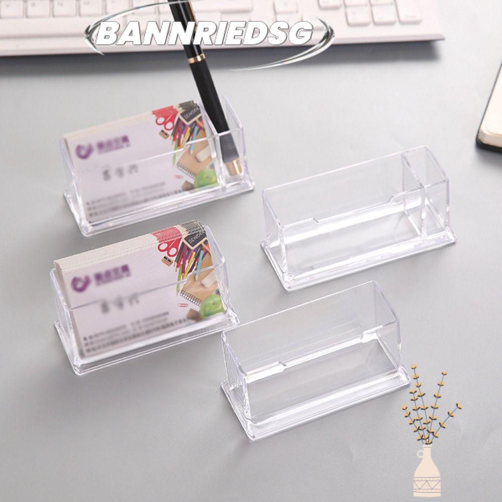 BANNRIEDSG989YR Business Card, Location Card Organizer กล่องชั้นวางตั้งโต๊ะอะคริลิค, สํานักงานขาตั้ง
