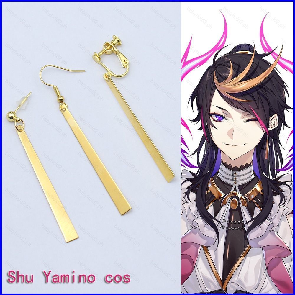 ต่างหูสตั๊ด คอสเพลย์ BY2 Virtual YouTuber Nijisanji Shu Yamino