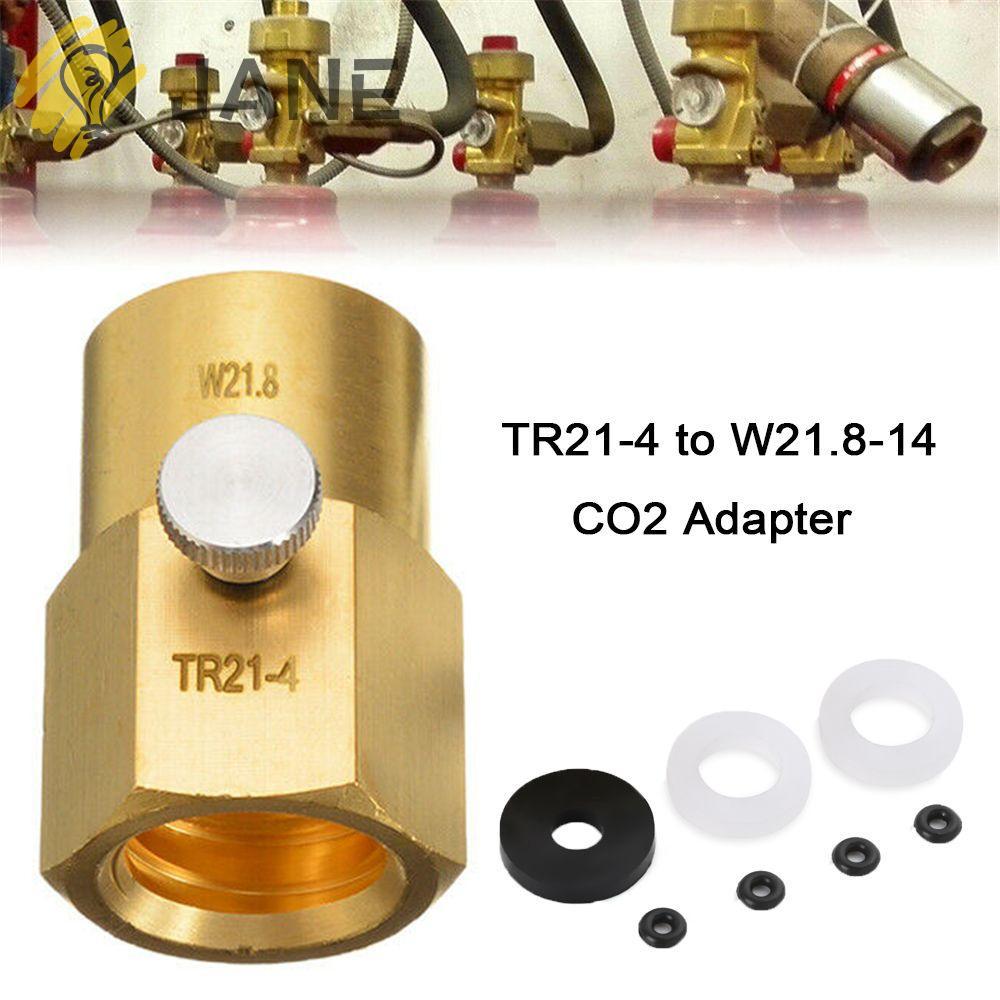 JANE TR21-4 ถึง W21.8-14 ชุดด้าย Homebrew Regulator กระบอกเติม Adaptor สําหรับ Sodastream