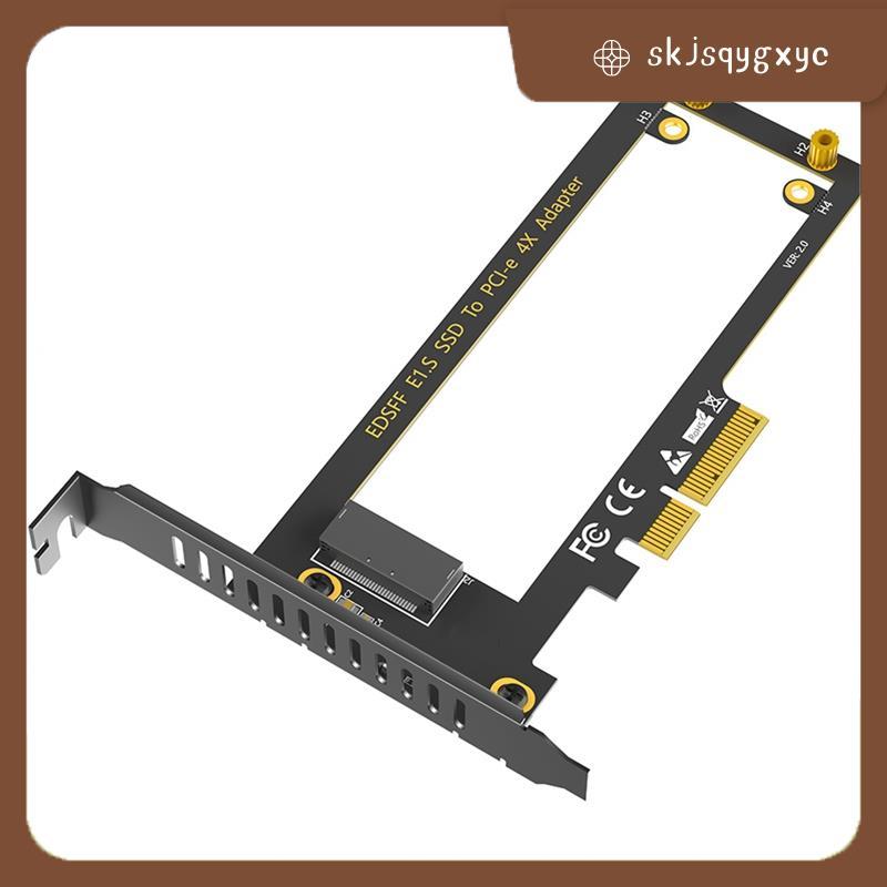 skjsqygxycNVMe Ruler 1U GEN-Z EDSFF E1. S สั้น SSD พร้อมฮีทซิงค์ PM9A3 PM9D3 PCI-E 4.0 4X อะแดปเตอร์