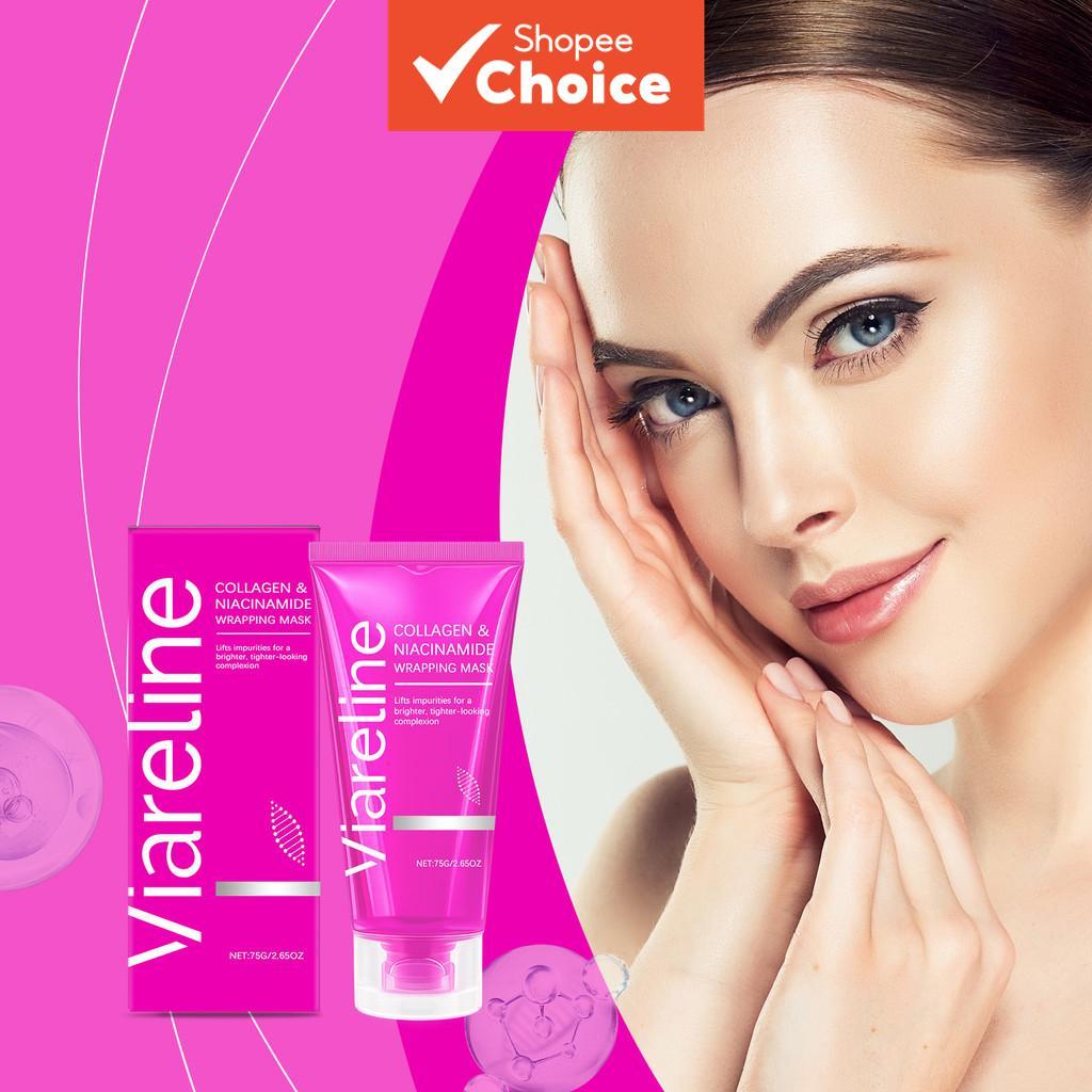 มาส์กลอกผิวคอลลาเจนสูตรล้ําหน้าด้วย PVA & กลีเซอรีน, เสริมเกราะป้องกันผิว, สูตรอ่อนโยนและปลอดภัยใช้ไ