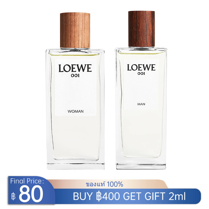 ของแท้100%💯001 Man & 001 Woman EDT 2ml/5ml/10ml น้ําหอมขนาดพกพา