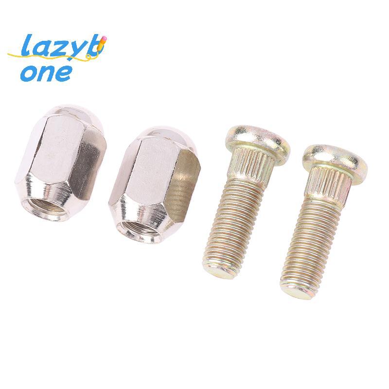 LZ-t] 2 ชุด M10x1.25 Hex Nuts 10.9 STEEL Spline สกรูชุดสําหรับ ATV Go kart UTV Buggy Quad Dirt Bike 