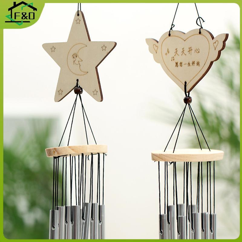 F&O โบราณ Resonant 8 หลอด Wind Chime Bells แขวนเตียงบ้าน Yard ของขวัญตกแต่งรถ.