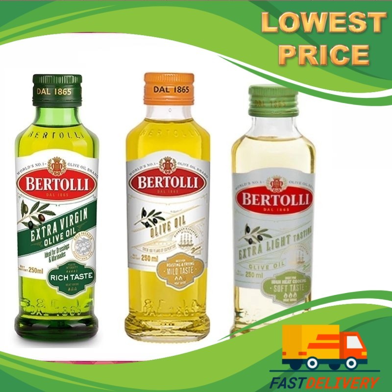 Bertolli เบอร์ทอลลี่ น้ำมันมะกอกธรรมชาติ 250มล.