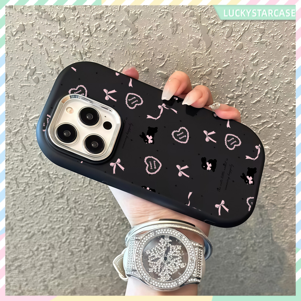 เคสโทรศัพท์โครงโลหะ โบว์ผูกผม Dopamine Multicolor For IPHONE 11 12 13 14 15 16 16 17 PRO MAX 14 15 16 7 PLUS XR XSMAX