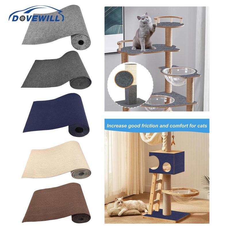 [Dovewill] Trimmable Cat Scratch Mat Self Paste Replacement Mat, Cat Carpet, Cat Scratch Post พรมสํา
