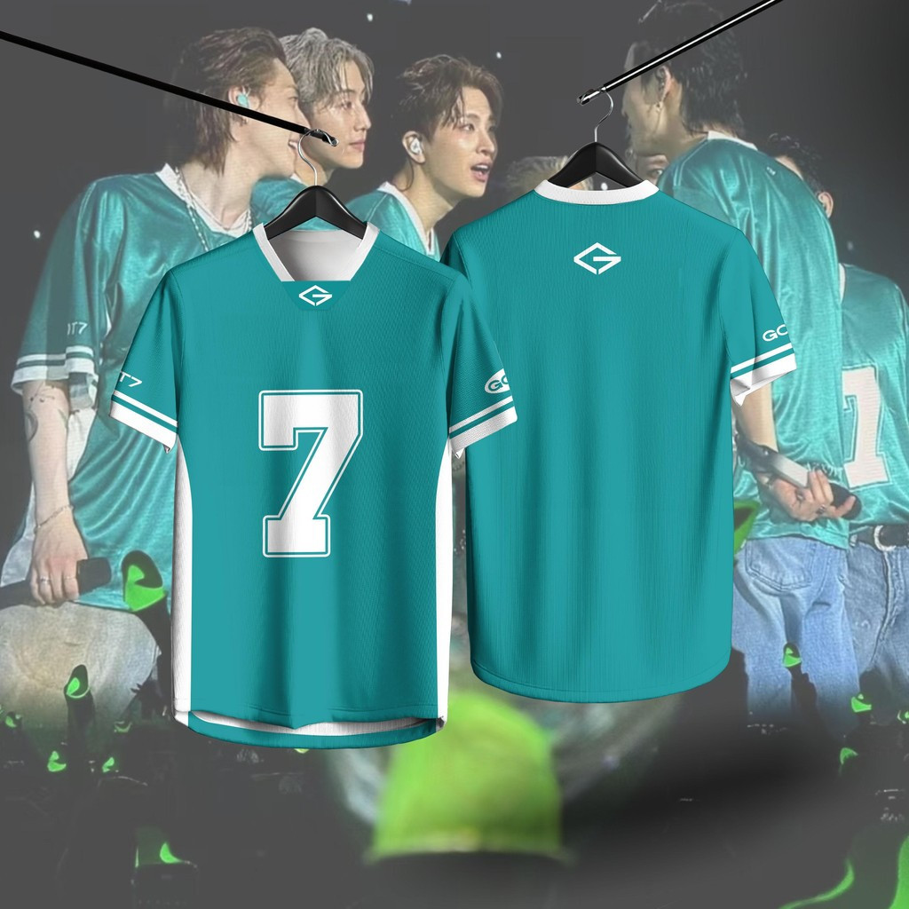เสื้อยืดแขนสั้นดีไซน์ใหม่จากคอนเสิร์ต GOT7 สำหรับทั้งชายและหญิง