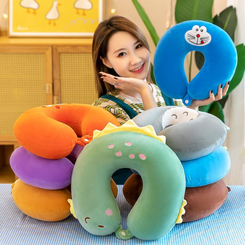 Tyk Nap หมอนรองคอผู้ใหญ่ Sleep Aid หมอนกระดูกสันหลังส่วนคอเบาะ U-Shaped Headrest หมอนรองคอรถ U-Shape