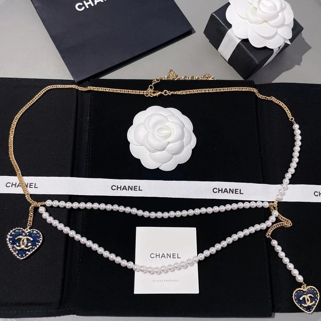 Chanel All-Match Commuter Style Accessories Love Pearl Waist Chain