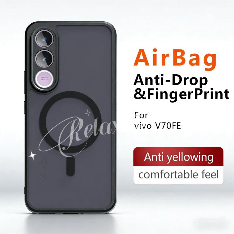 สําหรับ Vivo V70 FE 5G แม่เหล็กชาร์จไร้สายสําหรับ vivo V70 V70 Elite VIVO V70FE V 70 Elite VIVO V70f