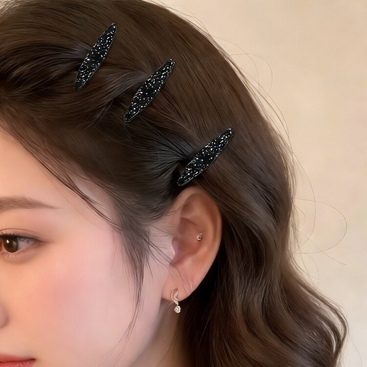 มินิรูปไข่สีดำประดับเพชร ส่องประกายสวยงาม เหมาะสำหรับสะสมและสวมใส่ได้ทุกวัน ราคา ถูกที่สุด ดีลบีเคเค แกลเลอรีภาพที่ 2