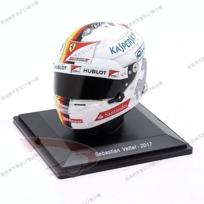 F1 หมวกกันน็อครุ่น 1: 5 Spark Wittel 2017 Cygnus หมวกกันน็อค Ferrari SF70H Wittel ประจําปีกองทัพ Fer