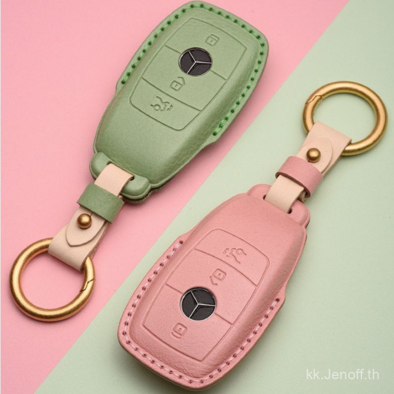 พร้อมส่ง Mercedes-BENZ เคสกุญแจเด็กผู้หญิง E300L A200 C260L C200L C180 GLC260L BENZ เคสกุญแจระดับไฮเ