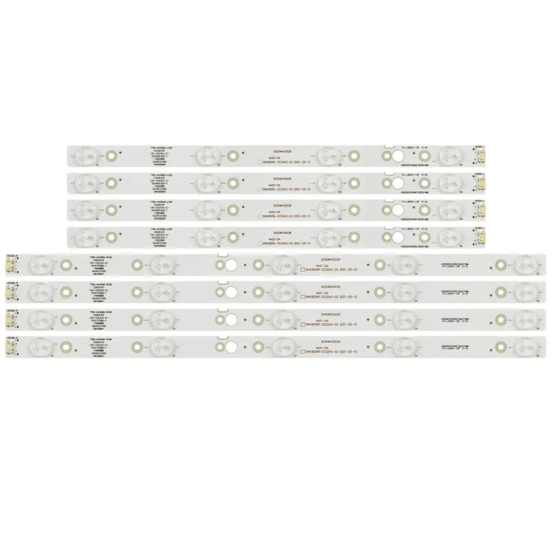 แถบ LED สําหรับ 43UJ620V 43UJ6200 CRH-A4330300104L6CN Rev1.0 CRH-A4330300105R6CN Rev1.0 CRH-A4330300