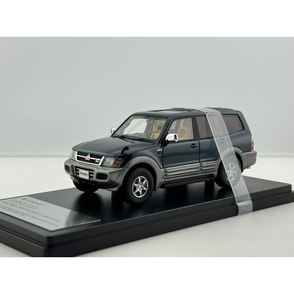Hi-Story 1/43 MITSUBISHI PAJERO DI MITSUBISHI PAJERO (Long SUPER EXCEED DI-DIESEL3200 (1999) รถเรซิ่