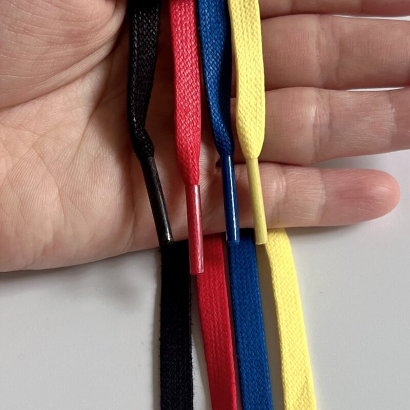 เหมาะสําหรับ Travis Scott 1 Low Canary Yellow Barb TS Joint 7.0 สีเหลืองสีฟ้า Wax Strap