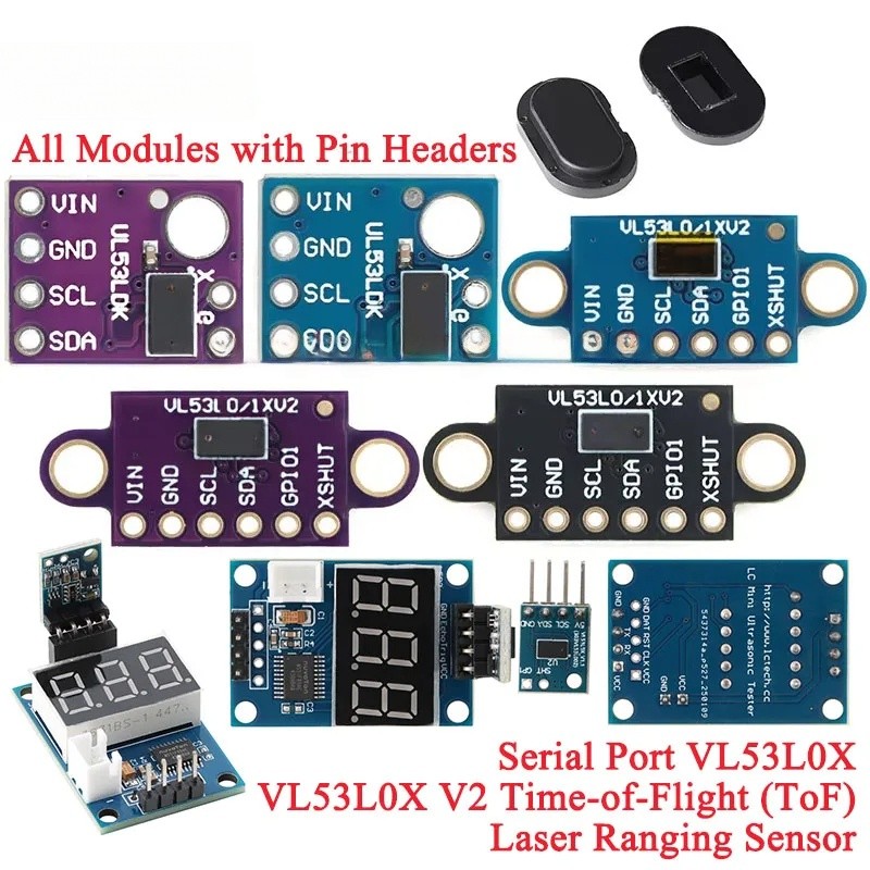 VL53L0X V2 Time-of-Flight (ToF) เลเซอร์ตั้งแต่เซนเซอร์ Breakout 940nm GY-VL53L0XV2 เลเซอร์ระยะทางโมด