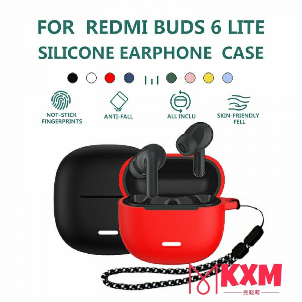 MI0917 เคส Redmi Buds 8 Lite / 8 active / 8 Pro / 6 Play /6 lite / 6 pro/ 6s / 7S / 5 เคสกันฝุ่น Soft Washable Protective CASE เคสซิลิโคนสําหรับ Redmi 8 LITE / 8 คล่องแคล่ว / 8
