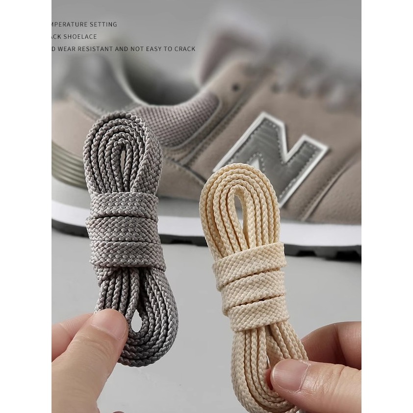 เชือกรองเท้า เชือกรองเท้ากลม เหมาะสําหรับ New Balance NB Shoelace Rope Grey Original 574/996 รองเท้า