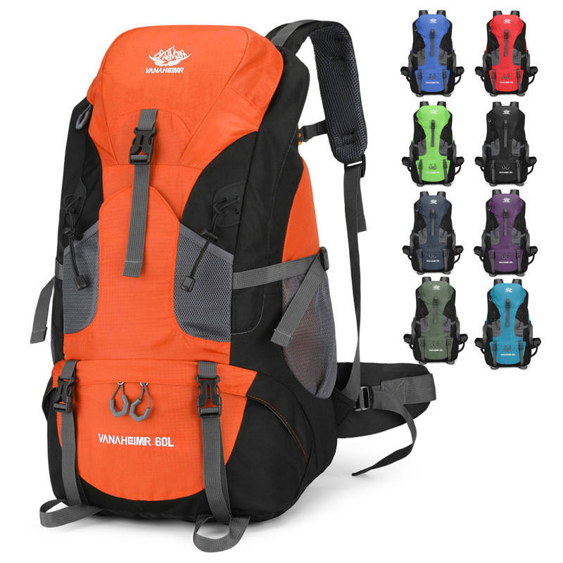 Large Capacity60L Mountaineering backpack, outdoor hiking backpack, best-selling backpack