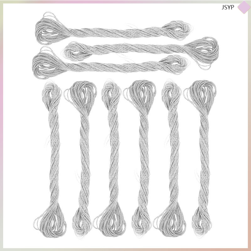 🖼️ 12pcs Embroidery Threads Sewing Crafts Accessories Cross Threads Handcraft Projects Decorative Em