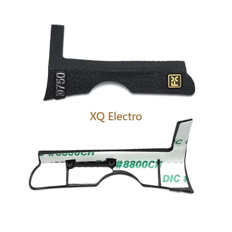 ยางกริปด้านซ้ายอินเทอร์เฟซใหม่ + หน่วย LOGO +FX สําหรับกล้อง Nikon D750