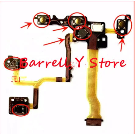 สําหรับ Sony ILCE-6400 A6400 A6100 สายด้านหลังปุ่มริบบิ้น Flex