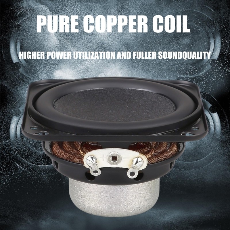 WILI 50 มม. 10W 4Ohm ลําโพงโครงสร้างแม่เหล็กคู่สําหรับเพิ่มเสียงเบสและเสียงที่ชัดเจน