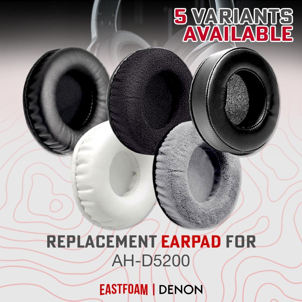เบาะรองหู Earpad Earcup แผ่นโฟม Denon AH-D5200 D 5200 D-5200 แผ่นโฟม