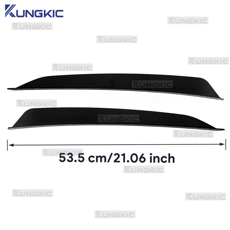 สําหรับ BMW M3 G80 หลังคารถด้านข้าง Wing สปอยเลอร์ Lip ABS สติกเกอร์สําหรับ G80 M3 2020 2021 2022 20