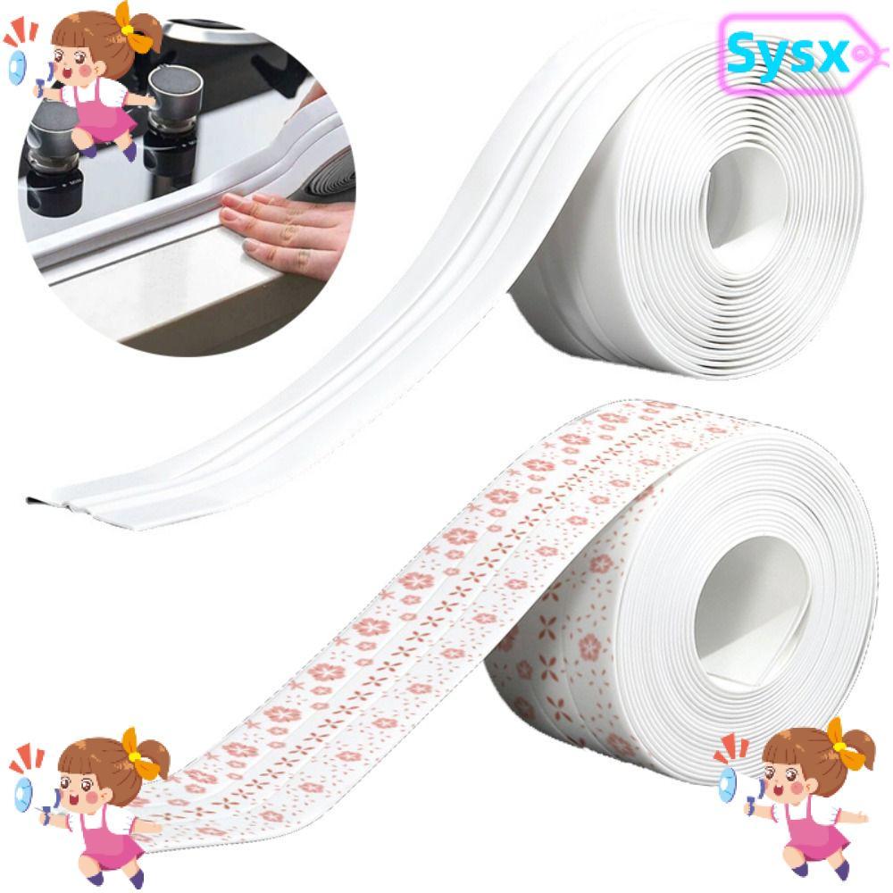 SYSX เทปกาว, โรคราน้ําค้างสายคู่ห้องครัว Sealant Strip, Professional สีสัน Self กาวห้องน้ํา Tub Show